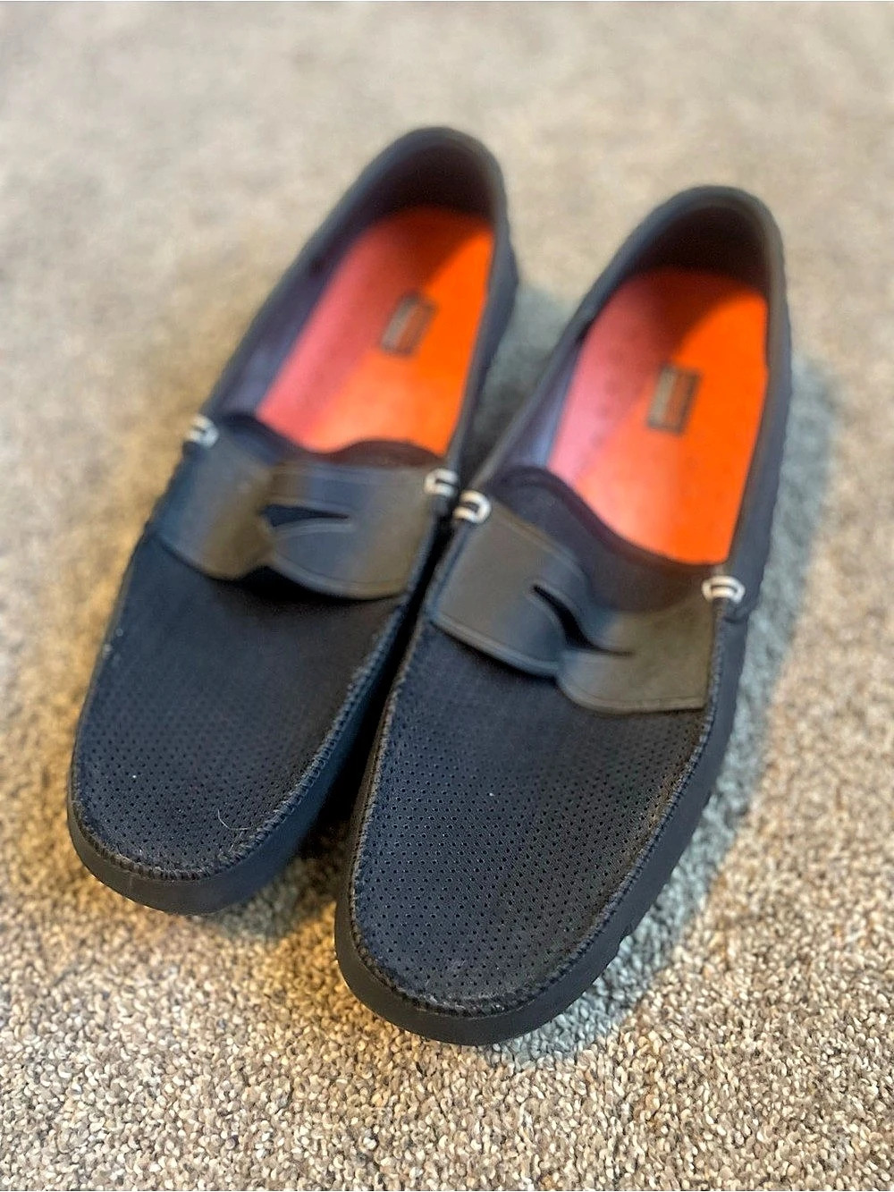 SWIMS Penny Loafer Men's Black Loafers US 11